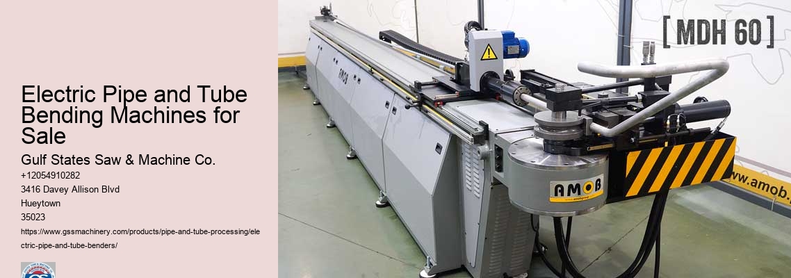 Electric Pipe and Tube Bending Machines for Sale