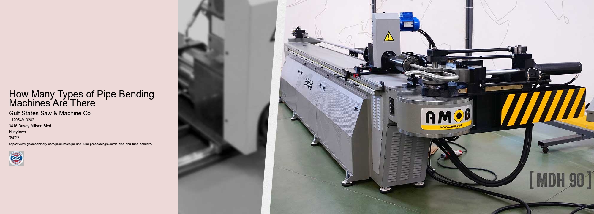 How Many Types of Pipe Bending Machines Are There