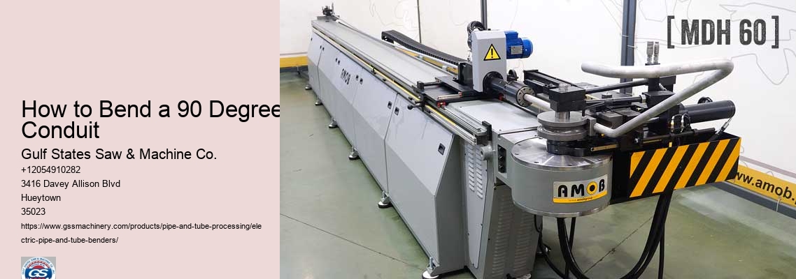 How to Bend a 90 Degree Conduit