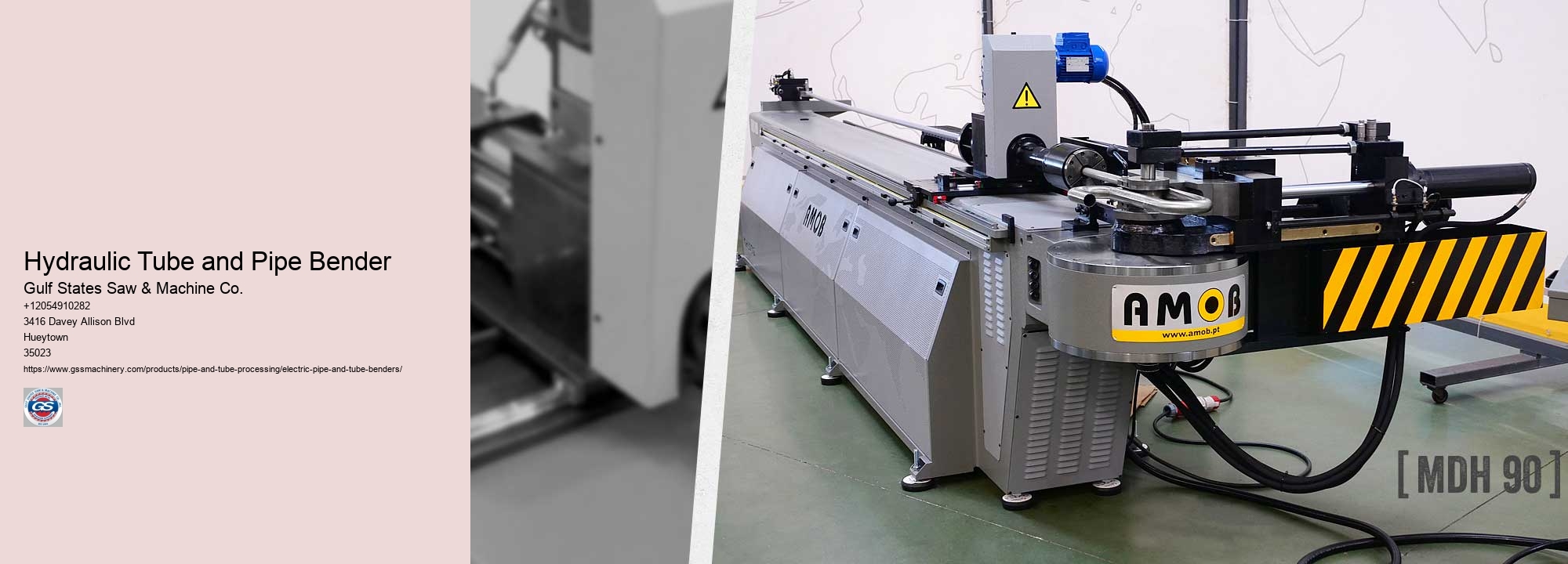 Hydraulic Tube and Pipe Bender