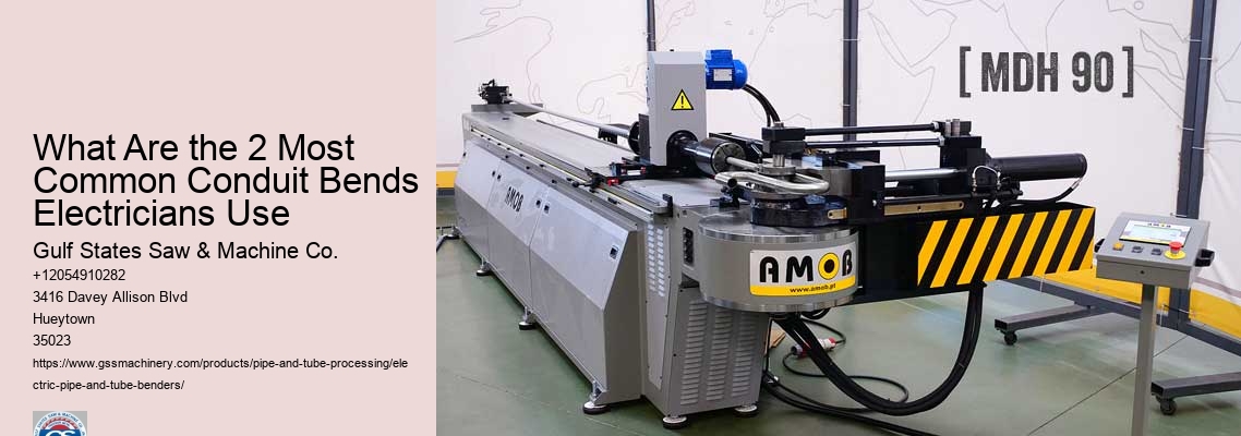 What Are the 2 Most Common Conduit Bends Electricians Use