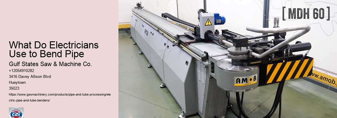 What Do Electricians Use to Bend Pipe