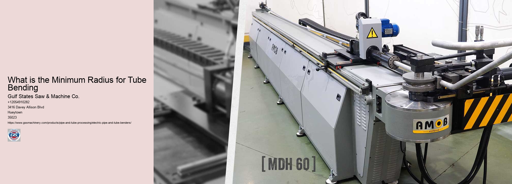 What is the Minimum Radius for Tube Bending