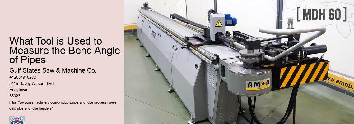 What Tool is Used to Measure the Bend Angle of Pipes